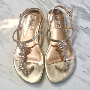 Badgley Mischka Tate Crystal Sandal